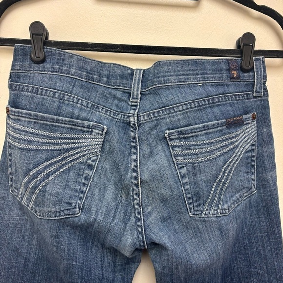 7 For All Mankind Cropped Dojo Jeans - Picture 9 of 14